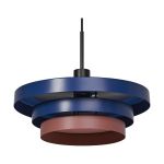 Ledvance LED Pendel Lampe Decor Layers Pendel Lampe Stål Blå | Egnet til 1x E27
