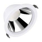 Ledvance LED Downlight Comfort Aluminium Hvid 18W 2160lm 55D - 930-940 CCT | 160mm - Udsnit 150mm - IP44 - Bedste Farvegengivelse - UGR<19 - Zigbee Dæmpbar 