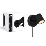 D'Lite Vægbelysning Trop Sandet Sort | Egnet Til 1x GU10