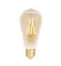 WiZ Smart LED E27 Edison Filament Rav 6.5W 720lm - 820-845 Justerbar Hvid | Dæmpbar - Erstatter 50W
