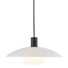 Nordlux Verona Pendel Lampe Glas Sort | Egnet til 1x E27