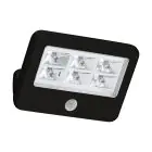 Eglo Vægbelysning Gavello Sort 840 Kold Hvid | IP54 - Bevægelsessensor
